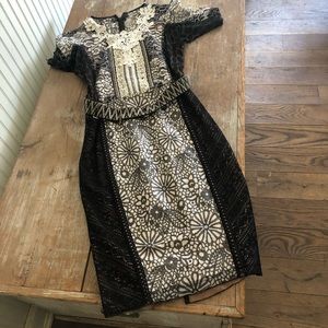 Byron Lars Melange Pencil Dress sz 4